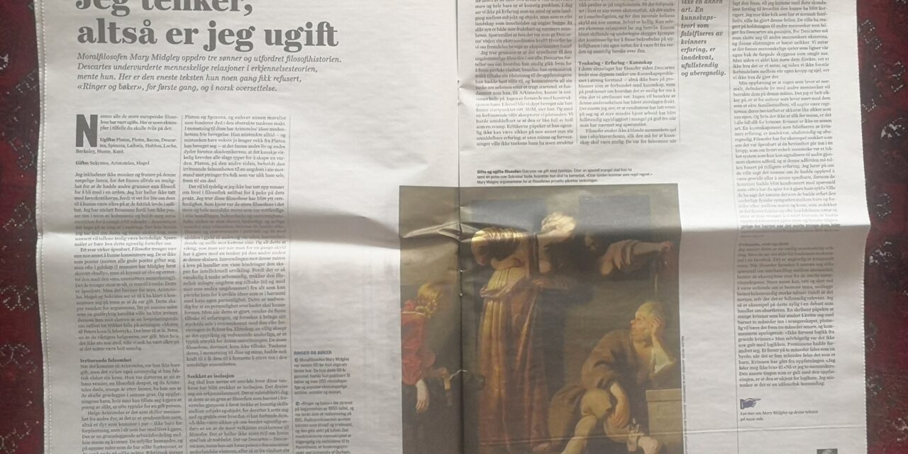 Mary Midgley in Norwegian