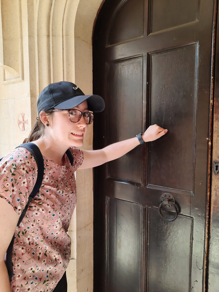 Knocking—I didn’t expect a response!