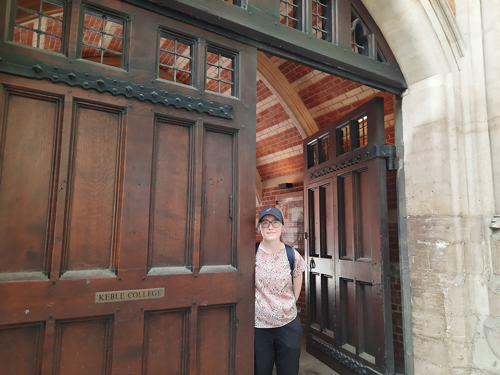 I found the huge doors intimidating.