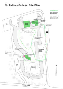 St Aidan's College Map